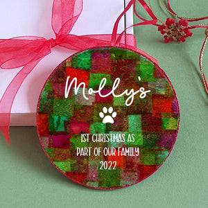 Personalised Dog Ornament