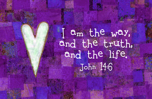 John 14:6 Patchwork Print