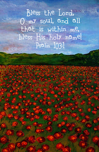 Psalm 103:1 Sunlit Skies Print