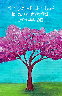 Nehemiah 8:10 Sunlit Skies Print