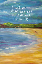 Hebrews 13:5 Sand & Sea Print
