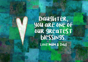 Daughter Gift - Personalized Print - Digital Download