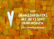 Granddaughter Gift - Personalized Print - Digital Download