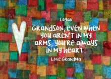 Grandson Gift - Personalized Print - Digital Download