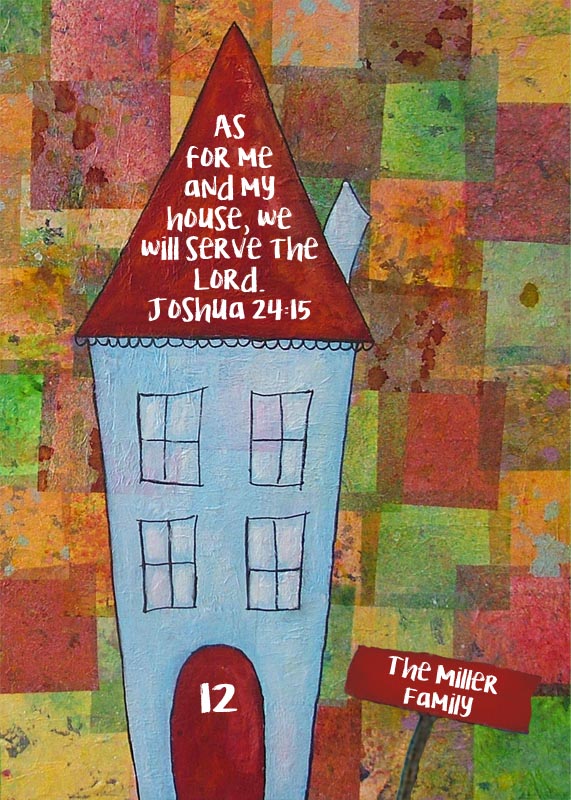New Home Joshua 24:15 Print - Personalized Printable Download